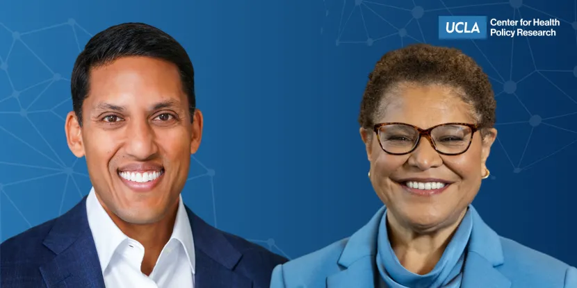 Rajiv Shah and Karen Bass cropped