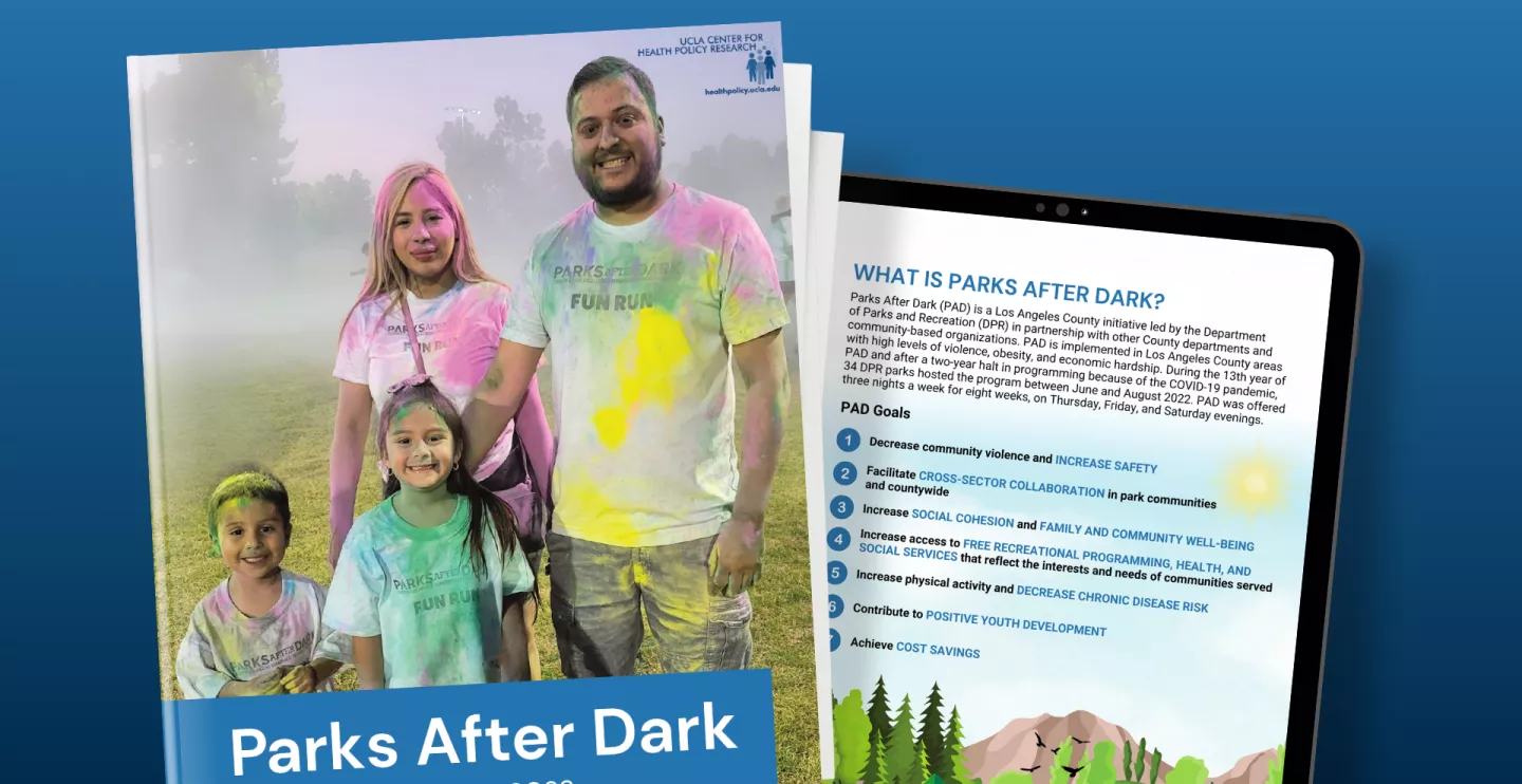 Photo of Parks After Dark Evaluation Brief and family