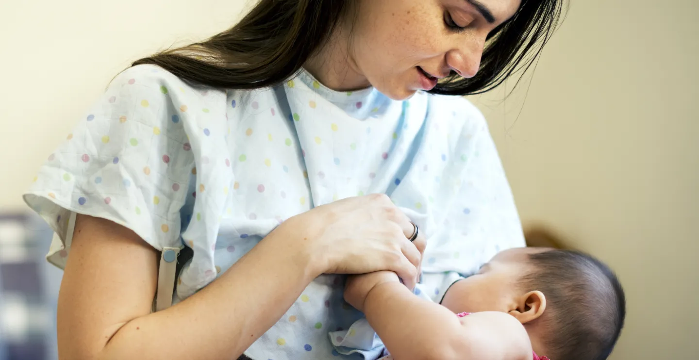 Woman nursing