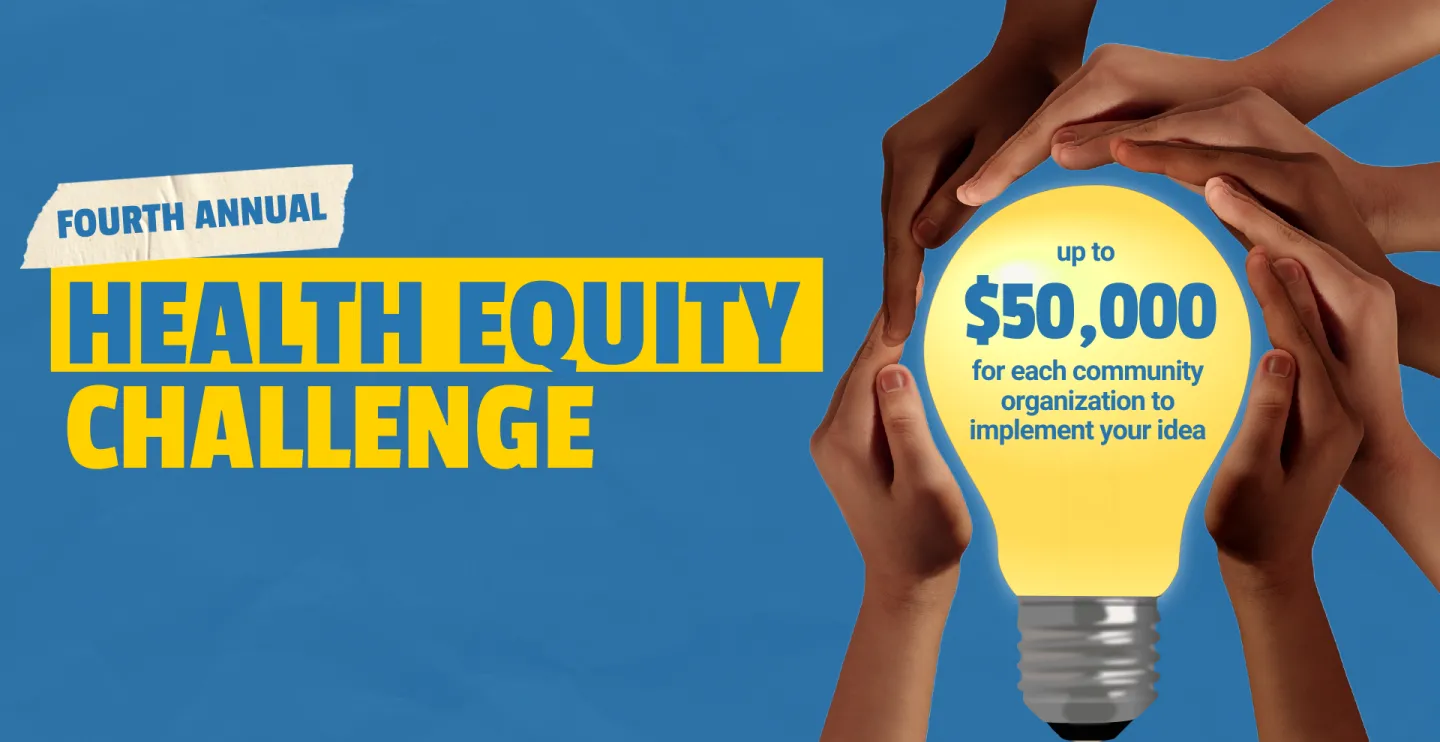 Fourth Annual UCLA Health Equity Challenge which offers up to $50,000 for each community organization to implement your idea. Open to all UCLA graduate students.