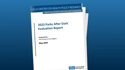 Cover of Parks After Dark evaluation report, May 2024