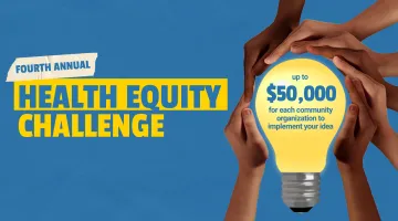 Fourth Annual UCLA Health Equity Challenge which offers up to $50,000 for each community organization to implement your idea. Open to all UCLA graduate students.